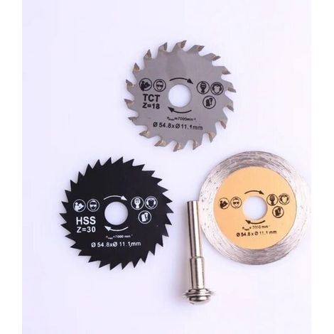 Mini-kreissägeblatt, Außendurchmesser 54,8 Mm, Hohe Qualität, Schneidwerkzeuge, Direktversand