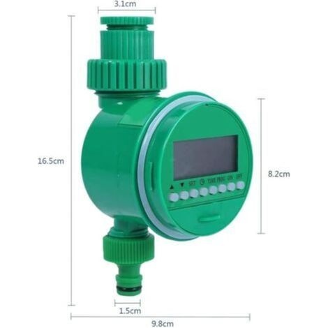 Automatischer Bewässerungstimer Mit Wasserdichtem Lcd-bildschirm, Elektronischer Gartenbewässerungsregler