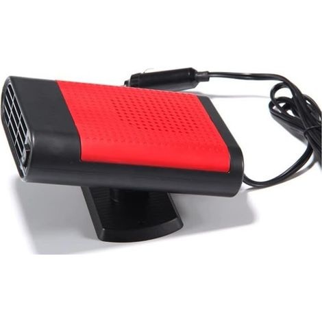 Tragbarer 12v 15w Autoheizkörper, Multifunktionaler Autoheizkörper Zum Enteisen Und Entfeuchten, 2-in-1-autoheizkörper – Rot