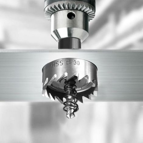 Diamantbohrer, Hss-lochsäge, Betonbohrer 16/18,5/20/25/30 Mm, 5-teilig, Fliesenbohrer, Kernbohrer, Lochsägezahn