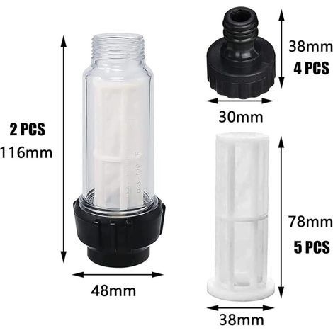 2-teiliges 3/4"-wasserfilterset