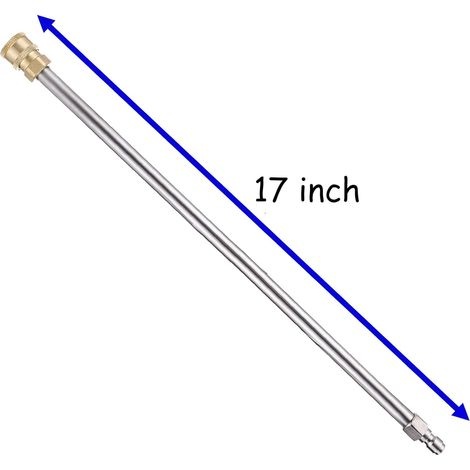 Verlängerung Für Hochdruckreiniger, Elektrische Reinigungslanze, 17 Zoll, 1/4" Schnellanschluss