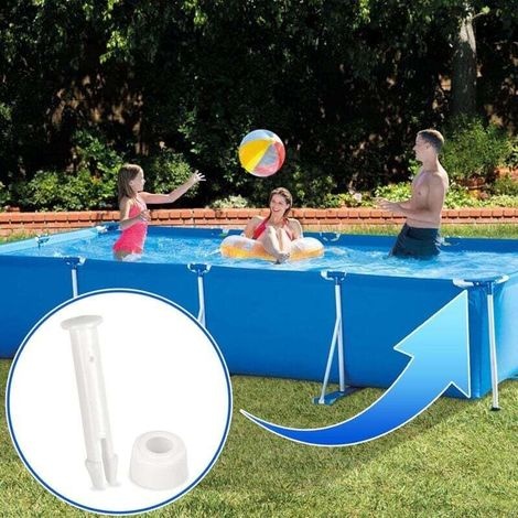 12 Kunststoffstift, Intex-schwimmbad-ersatzteile, Kunststoff-schwimmbadstift, Für Die Meisten Rahmenpools – Rechteckiger/runder Pool (6 Cm)