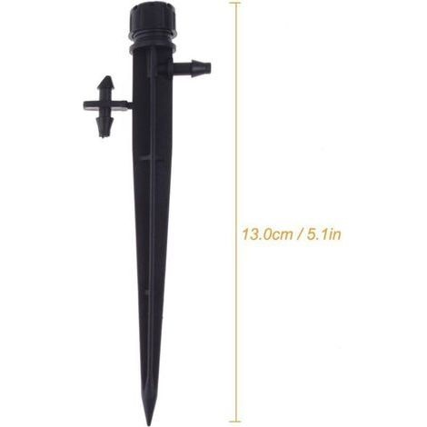 Bewässerungstropfer Mit Anschluss Für 4-mm-/7-mm-schläuche, 360° Verstellbarer Mikrosprinkler, Tropfbewässerungssystem Für Gartenpflanzen, Sprühschlauch, 50er-packung H249