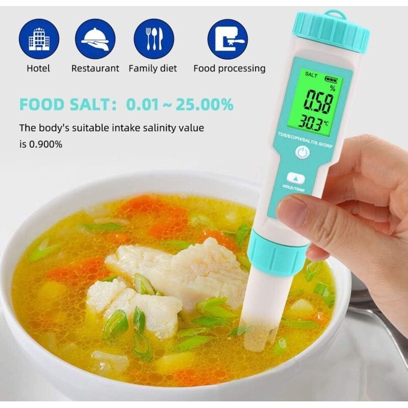 Ph-meter, Tds-meter, Digitales Tds-messgerät In Stiftform, Tragbares Wasserqualitätsmessgerät, Multifunktional