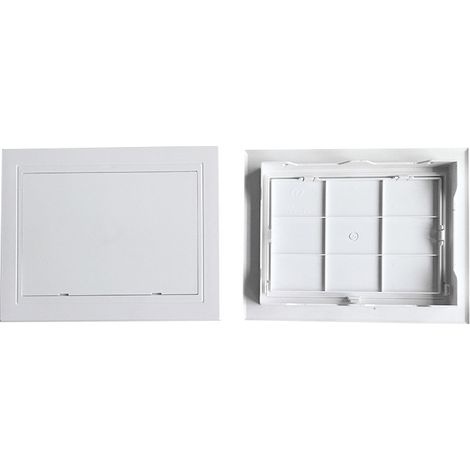 2 Stück Revisionsklappen Für Rollladen- Und Türjustierung, Hochwertiger Weißer Abs-kunststoff, Verschiedene Größen. 10 X 15 Cm