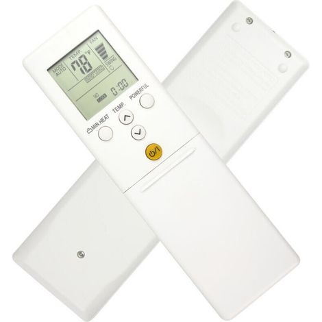 Fujitsu Ar Rem1u Fernbedienung Für Klimaanlagen – Duale Fahrenheit/celsius-anzeige – Schiebemechanismus – Robustes Abs-material