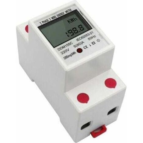 Energie, Stromverbrauchsmonitor, 5-80 A, 220 V, 50 Hz