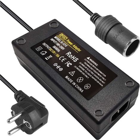 Ac/dc-adapter 12v 10a 120w, 220v/230v/240v Konverter Kfz-zigarettenanzünder-netzteil