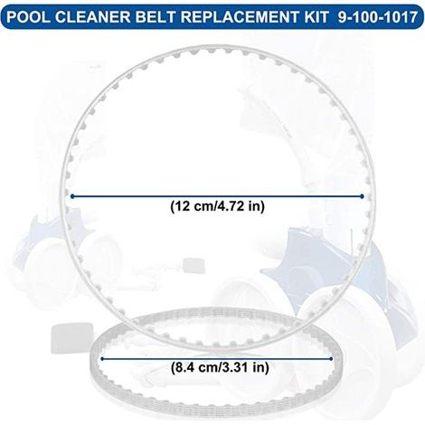 Upgrade 360/380 Poolreiniger-riemen-ersatzset (2 Stück)