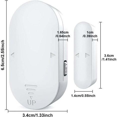 Drahtloser Türsensor Wird Aktiviert, Alarmanlage Wird Durch Starkes Signal Aktiviert, Aktivierung Per Fernbedienung, Gegenstand Im Haus