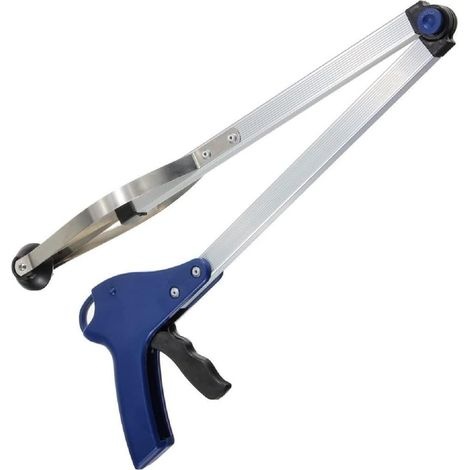 Langarm-klappgreifer/greifer/abfallsammler, Blau