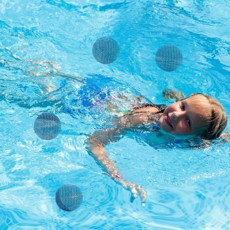 4er-set Wiederverwendbare Ölabsorber Für Whirlpools Und Schwimmbecken, Blau, Polyurethan, 777 Cm