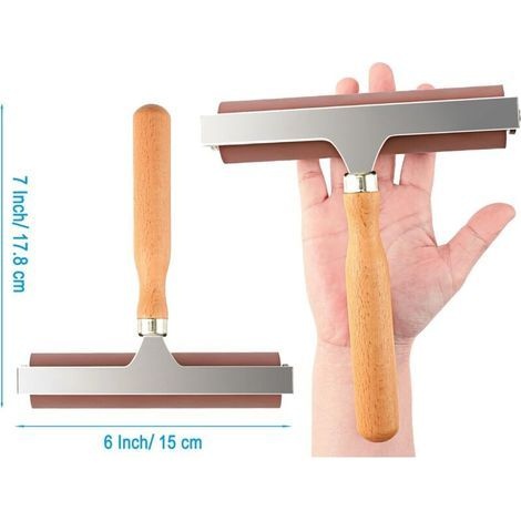 Weiche Gummiwalze, Ideal Für Bau-, Druck-, Farb- Und Stempelwerkzeuge (braun, 15 Cm)
