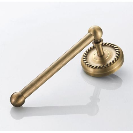 20 Cm Antiker, Seitlich Montierter Hygienepapierrollenhalter Zur Wandmontage, Aus Bronze, Für Badezimmer, Badezimmeraccessoire.