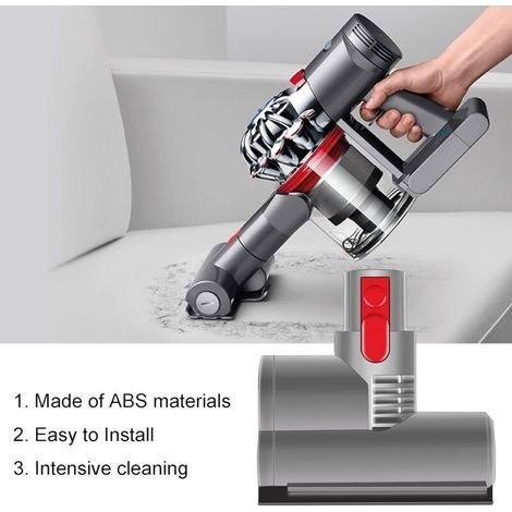 Mini-turbo-motor-matratzenbürste, Kompatibel Mit Dyson V8, V10 Und V11 Schnellwechselbürste Für Sofa, Autositz Und Sessel, Beseitigt Bakterien Und Allergene