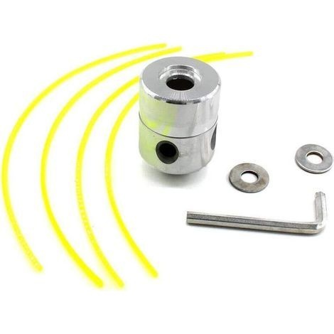 Set Mit 3 Aluminium-trimmerköpfen, Doppelfaden-spulenköpfen, Nylonfaden-kopfstücken Für Benzin-freischneider Und Rasenmäher, Universelle Mehrfaden-kopfstücke