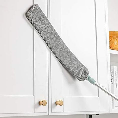 Staubpinsel Mit Langem Griff, Ausziehbarer Haushaltsstaubentferner Für Unter Dem Bett, In Ritzen Und An Wänden
