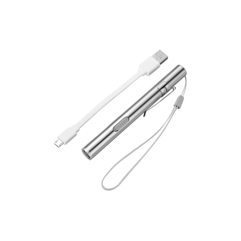Medizinische Stiftlampe, Usb-wiederaufladbar, Led-taschenlampe Aus Edelstahl, Ideal Für Ärzte Und Medizinstudenten