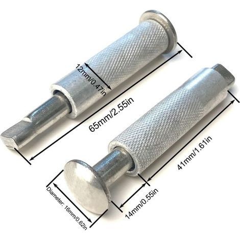 10 Stück Einziehbare Poolabdeckungsanker Für Poolabdeckungen, Einziehbare Poolankerbuchsen, Einziehbare Ankerbuchsen Aus Edelstahl 16 X 65 Mm (10)