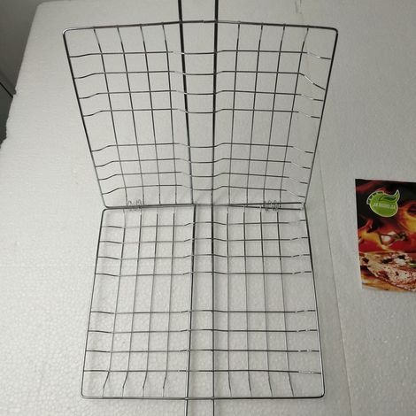 Fischgrillkorb, Einfach Zu Bedienender Grillkorb Für Den Außenbereich (39,5 X 22 Cm)