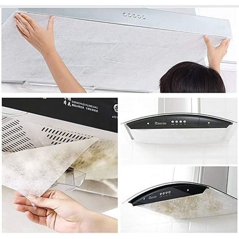 Dunstabzugshaubenfilter – 10 M – Öl- Und Rauchfilter – Papieraufkleber – Fettfilter – Küchenzubehör