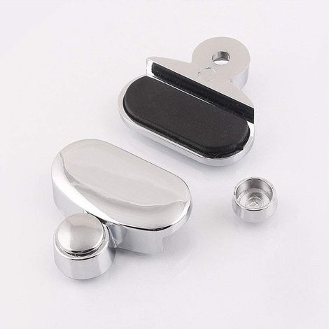 4 Stück Ovale Spiegelklemmen 3-5 Mm Zinklegierung, Glasklemmen, Glasregalhalterungen, Für Zuhause, Hotel, Büro, Friseursalon, Werkbank, Badezimmerspiegelklemmen