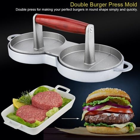 Doppel-hamburgerpresse, Küchengeräte Aus Aluminiumlegierung