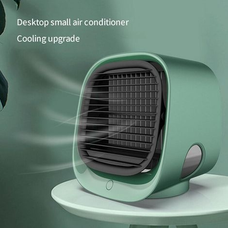 Tragbarer Luftkühler, Ventilator, Tischventilator, Luftbefeuchter, Luftreiniger, Büro, Schlafzimmer, Sommer-wasserkühler, Grün
