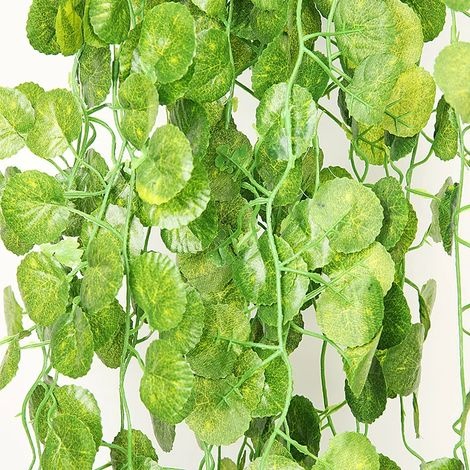 Künstliche Efeupflanze, Hängende Rattanblätter, Wanddekoration Für Haus Und Garten, 90 Cm, 2 Stück