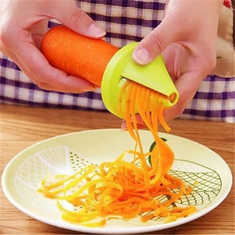 Multifunktionaler Spiralschneider Für Obst Und Gemüse, Manuell, Für Kartoffeln, Karotten, Rotationsreibe, Küchenhelfer