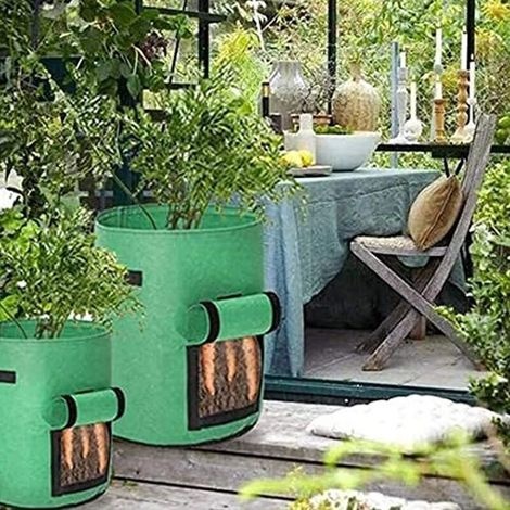 Blasenextraktionsfilter, 2 Stück, 7 Gallonen, Pflanzsack Für Haus, Garten, Obstpflanzen, Kartoffeltopf