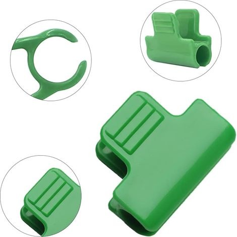 30 Stück 8 Mm Gewächshausclips, Pflanzenclips Für Garten-schattierungsnetze, Gewächshausschlauchfolienclips, Gewächshausclips, Kunststoffnetzclips