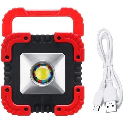 10-w-usb-außenfluter, 240-l-led-arbeitsleuchte (wasserdicht), Tragbare Laterne, Solarbetriebene Notfall-reiseleuchte