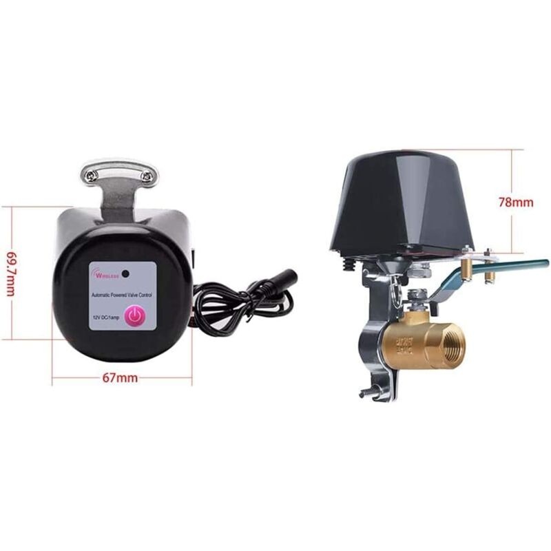 Wasser-/gasventil, Wlan-fernsteuerung Für Wasser- Und Gasregler, 4-punkt-1/2"-manometerventil
