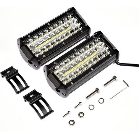 Drei Reihen Led-arbeitsleuchten, 1 Paar, 7 Zoll – 50 Leds – 150 W