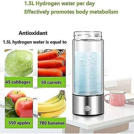 Wasserstoffgenerator-wasserflasche, Echte Molekularwasserstoffreiche Wassergenerator-ionisator-maschinenflasche Mit Spe-kammer-technologie