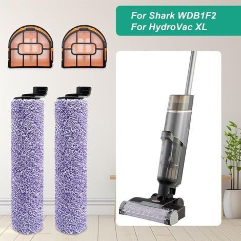 Zubehör Für Wdb1f2 Für Hydrovac Xl 3-in-1, Ersatzteile Für Hydrovac Wd101, Wd201, Wd100, Wd200, Aw201, Wd200c, Wd201c Und Wd101c, 2 Walzenbürsten + 2 Filter