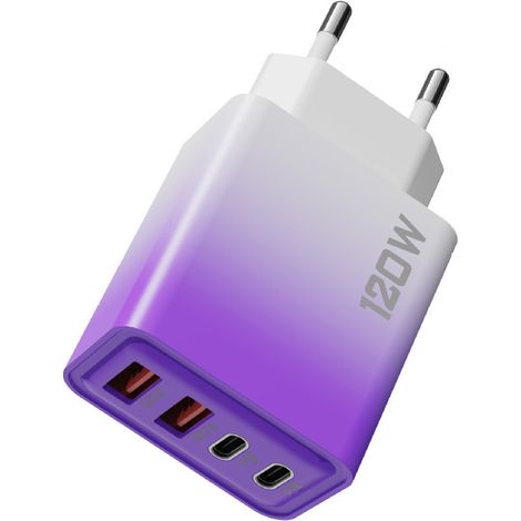 120-w-mehrstufen-ladegerät, 4 Anschlüsse (2 Pd-anschlüsse + 2 Usb-c-anschlüsse), 1 Stück