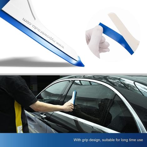 Montage-set Für Fenstertönungsfolie, Inklusive Kunststoffspachtel, Wasserabzieher, Mikro-vinylkleber, Schneidewerkzeug, Universalmesser Und Klingen