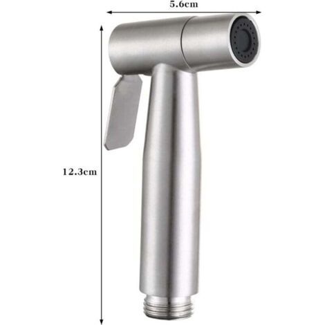 2-teiliges Bidet-sprühset, Toilettensprüher, Bidet-sprühset Aus Edelstahl, Körperpflege- Und Toilettensprüher – Schwergewicht