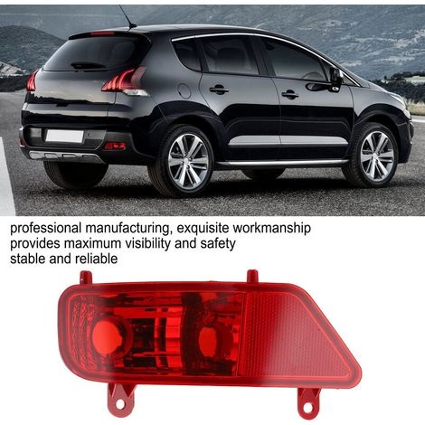 Rote Nebelschlussleuchte Für Peugeot 3008 (2009–2016) – Hochwertiger Kunststoff – Einfache Montage – Optimale Sicht – 6350 Hg