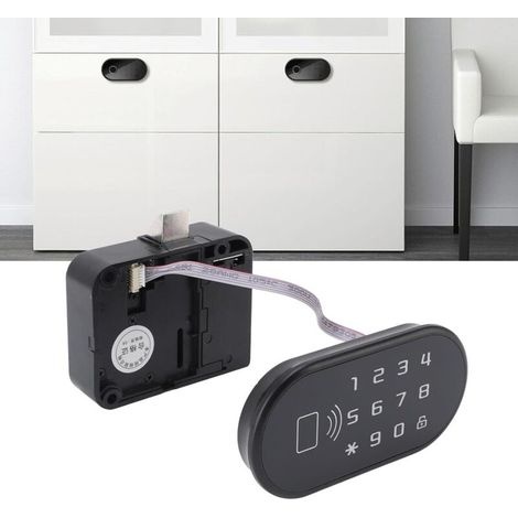 Intelligentes Schrankschloss, 100 Codes, Biometrisches Passwortschloss Mit Usb-anschluss Für Türen, Schubladen Und Schränke