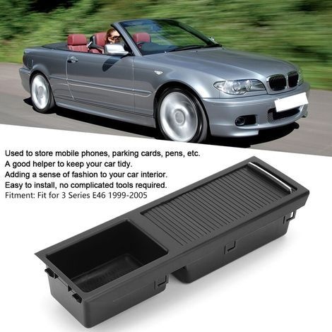 Ablagefach Für Die Mittelkonsole Des Bmw E46 – Abs-einsatz – Kompatibel Mit 3er E46 (1999–2005) – Einfache Montage – 51167038323