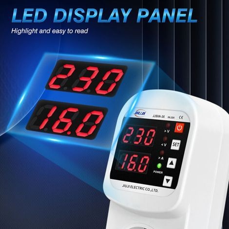 Steckdose Mit Automatischem Überspannungs- Und Überstromschutz, Ausgestattet Mit Einer Led-anzeige Und Einer Automatischen Rücksetzfunktion.