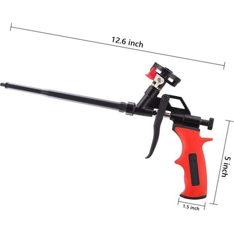 Professionelle Schaumpistole – Präzises Sprühen – Perfluorcarbon Und Abs-kunststoffe – Ergonomischer Griff Für Komfortables Arbeiten