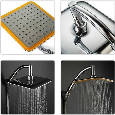 Hochdruck-duschkopf – 360° Verstellbar – Robustes Abs-material – Luftdrucktechnologie – Hochwertiger Regenduschkopf
