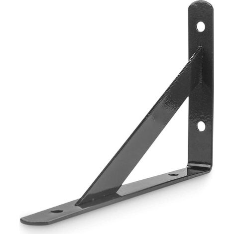 Wandhalterung – Packung Mit 10 Dreieckigen Halterungen 150 X 95 Mm – Kaltgewalzter Stahl – Tragfähigkeit Bis Zu 30 Kg