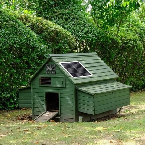 Solarpanel-ventilator-set, 100 W, 12 V, 10 Zoll, Wasserdichter Runder Solarpanel-abluftventilator Mit Lüfterabdeckung, Mini-tragbarer Outdoor-ventilator