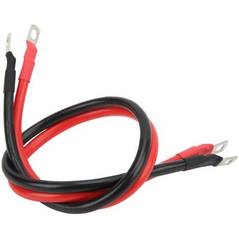 2 Stück 8awg Wärmeisolierte Batterie-wechselrichter-kabelbäume Aus Pvc Für Atv, Auto Und Boot